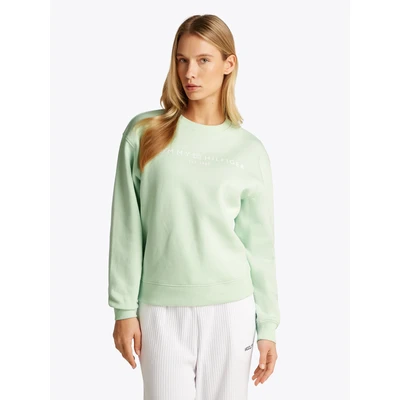 Abbildung von Tommy Hilfiger Sweatshirt &quot;MDRN REG CORP LOGO C NK SWTSHRT&quot;, mit Logoschriftzug