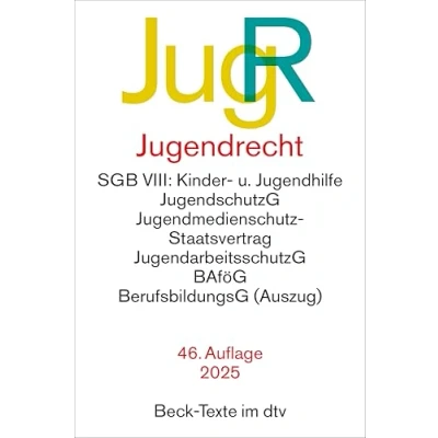 Abbildung von Jugendrecht: Rechtsstand: 1. Januar 2024 (Beck Texte im dtv)
