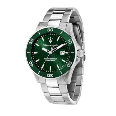 Abbildung von Maserati Herrenuhr in limitierter Auflage, Uhrzeit, Datum, Analog, Stahlarmband, wasserdicht, COMPETIZIONE Kollektion R8853100039
