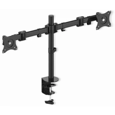 Abbildung von PureMounts PM OFFICE 02 bewegliche Tischlösung für 2 Bildschirme, VESA max. 100 x 100, 8kg Traglast