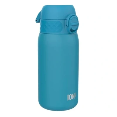 Abbildung von Ion8 Isolierte Edelstahl Trinkflasche, 320 ml, Auslaufsicher, Einhandöffnung, Sichere Verriegelung, Spülmaschinenfest, Klappdeckel, Tragegriff, Leicht zu Reinigen, Langlebig &amp; Kratzfest, Blau