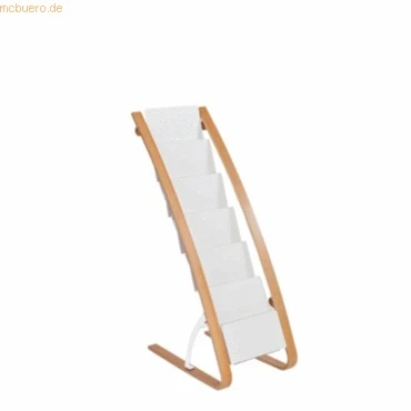 Abbildung von Alba Prospektständer DDEXPO6W BC 6 Fächer stahl/holz
