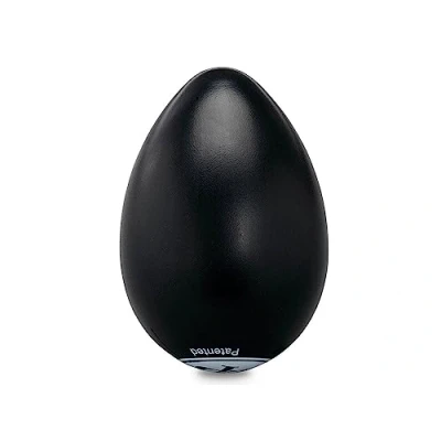 Abbildung von LP Latin Percussion LP0020BK Shaker Big Egg 3&quot; (7,6 cm), Kunststoff schwarz, höhere Lautstärke, ideal für Live Einsatz