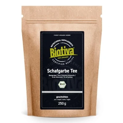 Abbildung von Biotiva Schafgarbetee geschnitten Bio 250 g