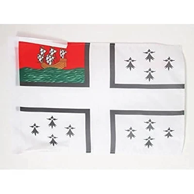 Abbildung von AZ FLAG Flagge Stadt Von Nantes 45x30 Cm Mit Kordel Fahne 30 x 45 Flaggen