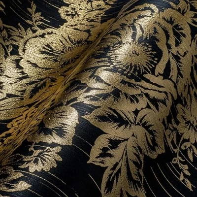 Abbildung von Architects Paper Textiltapete &quot;Metallic Silk&quot;, floral matt glänzend, Barocktapete Tapete Blumen