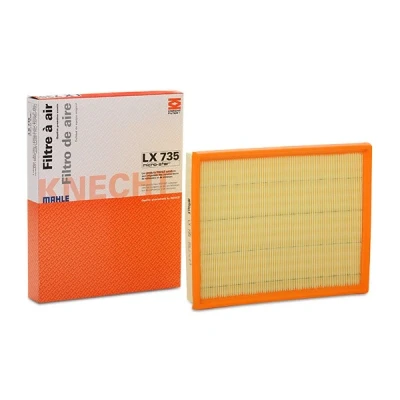 Abbildung von MAHLE ORIGINAL LX 735 Luftfilter 41,9 235 294,0 Filtereinsatz OPEL: Ampera, Meriva A, Signum CC, MERCEDES BENZ: Sprinter 3.5 T Bus, GLC Coupe, GLE SUV
