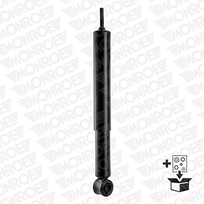 Abbildung von MONROE T1267 Stoßdämpfer Öldruck Zweirohr Teleskop unten Auge, oben Stift MAN: TGA, TGX