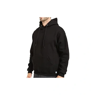 Abbildung von Russell Athletic Herren, Moisture Wicking, Cotton Blend, Relaxed Fit, Sizes S 4x Dri Power Fleece Hoodie, Schwarzer Pullover, Large