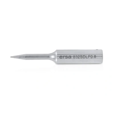Abbildung von ERSA ERSADUR Dauerlötspitze gerade verlängert bleistiftspitz 0,8 mm Durchmesser mit LF Beschichtung (bleifrei löten) für erhöhte Standzeit 0832SDLF