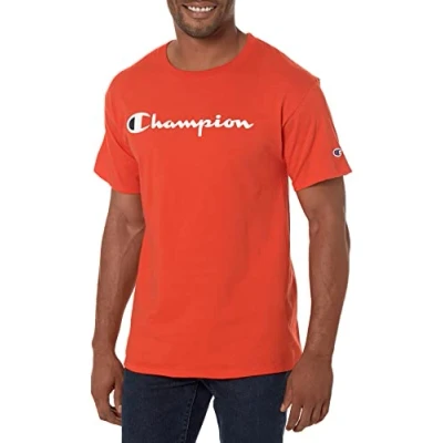 Abbildung von Champion Herren Classic Jersey Graphic T shirt Shirt, Spicy Orange y07718, XL EU