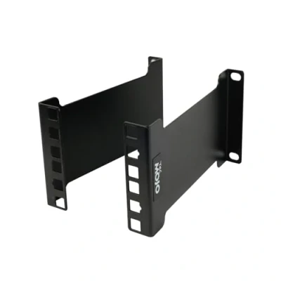 Abbildung von Tecmojo Server Rack Tiefenverlängerung, 15,24 cm, TAA konform, versenkter Adapter, Montage Adapter Set, Netzwerk Verlängerung (2U/15,2 cm Tiefe)