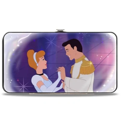 Abbildung von Buckle Down Damen Standard Scharnier Geldbörse Cinderella, 17,8 x 10,2 cm