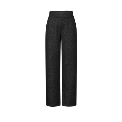 Abbildung von Cecil Stoffhose, Damen, Größe: Lx30, Black melange