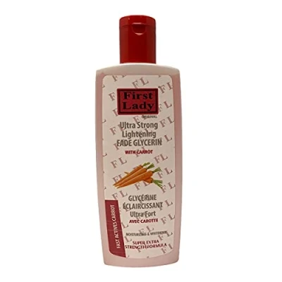 Abbildung von First Lady Ultrastarkes Hautaufhellendes Glyzerin, 200 ml, mit Karottenöl