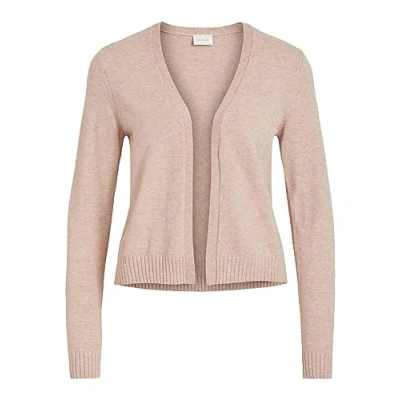 Abbildung von Vila Damen Viril Kort L/S strik Cardigan noos Strickjacke, Misty Rose, XXL EU