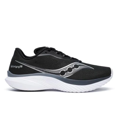 Abbildung von Saucony Kinvara 15 Laufschuh Neutral, Herren, Größe: 46, Black/white Schuhe