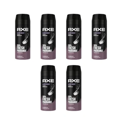 Abbildung von axe Deo Set Bodyspray Black Night 6x150ml Deospray Männerdeo