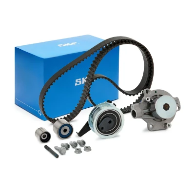Abbildung von SKF VKMC 01279 1 Wasserpumpe + Zahnriemensatz mit Dichtungen ohne integrierten Abschaltkontakt 145 VOLKSWAGEN: Golf 7 Schrägheck, Variant