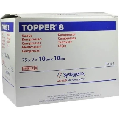 Abbildung von Topper 8 Kompr.10x10 cm steril 75X2 St