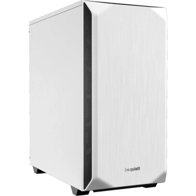 Abbildung von be quiet! Pure Base 500 White, PC Gehäuse, 2X Wings 2 140mm Lüfter, Airflow und Silence optimierte Topcover, Radiatoren bis 360mm, BG035