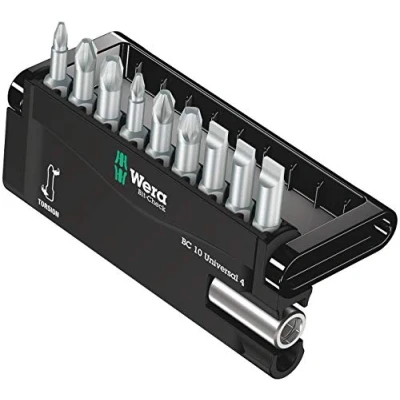 Abbildung von Wera Bit Sortiment, Check 10 Universal 4, teilig, 05056159001