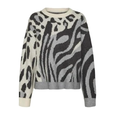 Abbildung von Vero Moda Rundhalspullover KAI (1 tlg) Plain/ohne Details
