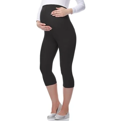 Abbildung von BE Mammy 3/4 Umstandsleggings aus Viskose 03 (Graphite, L)