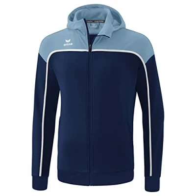 Abbildung von Erima Herren „CHANGE by erima&quot; Trainingsjacke mit Kapuze, new navy/faded denim/weiß, M