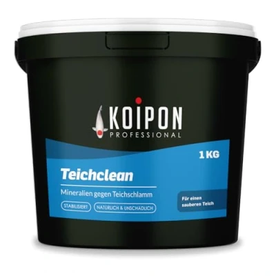 Abbildung von KOIPON Teichclean 1 kg Teichschlammentferner, Biologischer Abbau von Teichschlamm, Teichreinigung Laub, Schlamm und Ablagerungen, für Fischteich oder Gartenteich