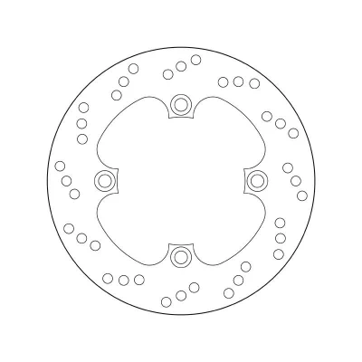 Abbildung von Brembo Bremsscheibe Oro starr 68B40749 220/105/125/5/10,5/4
