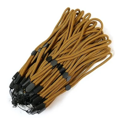 Abbildung von trage.band® Robustes verstellbares kurzes Handgelenk Trageband, 50 St. khaki