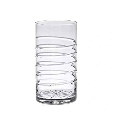 Abbildung von CRISTALICA Longdrinkglas Saft Limo Wasser Becher geschliffen Klar Kristall Glas 340 ml