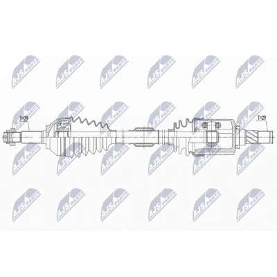 Abbildung von Antriebswelle NTY NPW NS 128