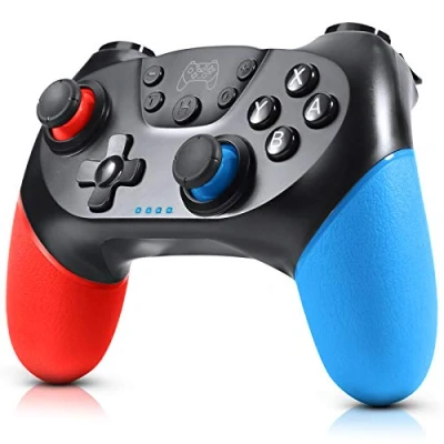 Abbildung von Gezimetie Controller für Switch, Bluetooth Wireless Pro Switch/Switch Lite mit Vibration und Turbo Funktion Achse Sensor