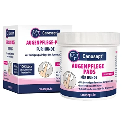 Abbildung von Canosept Fellpflege Augenpflege Pads für Hunde 100 Stück