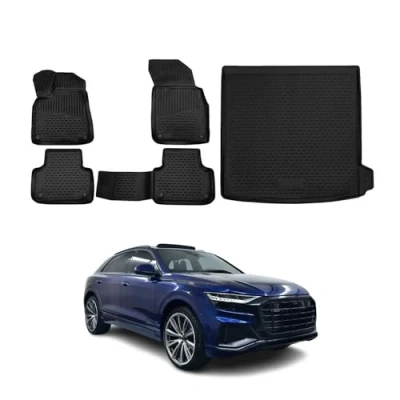 Abbildung von OMAC 1126444 250 Fußmattensatz Gummi, TPE (thermoplastischer Elastomer) 5 schwarz