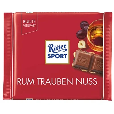 Abbildung von Ritter Sport Rum Trauben Nuss Schokolade 5x100g