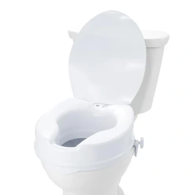 Abbildung von VEVOR Toilettensitzerhöhung, 10,2 cm, erhöht, 136 kg, universelle Toilettenerhöhung für Senioren