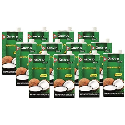 Abbildung von Aroy D Kokosnussmilch 12 x 1L (mit E435)