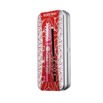 Abbildung von Deborah Milano Geschenkset für Damen, Make up Augen, aus Zinn, inklusive Mascara Like a Pro und Bleistift 24 Stunden 251 Black, Nr. 6