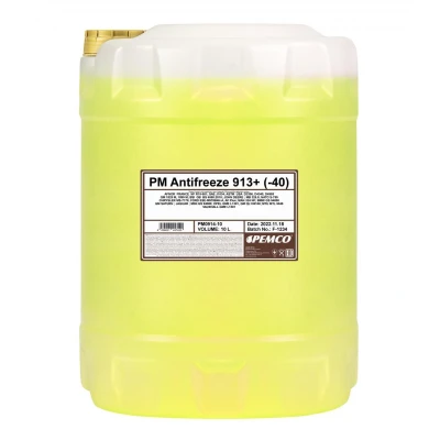 Abbildung von PEMCO Antifreeze 913+ 40 PM0914 10 Frostschutz G13 gelb