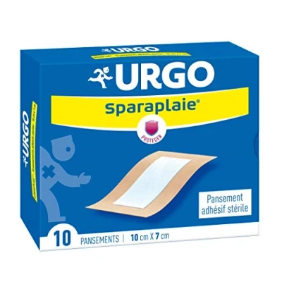 Abbildung von Urgo Steriler Verband Sparaplaie Gewebter Textilverband 10 Pflaster x 7 cm