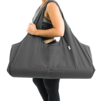 Abbildung von Yogiii Große Yogamatte Tasche die Originale YogiiiTotePRO Yogatasche für Matte und Zubehör mit Seitentasche Passend meisten Mattengrößen