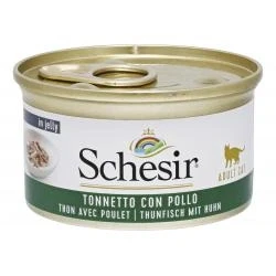 Abbildung von Schesir Cat Thunfisch mit Huhn in Gelee