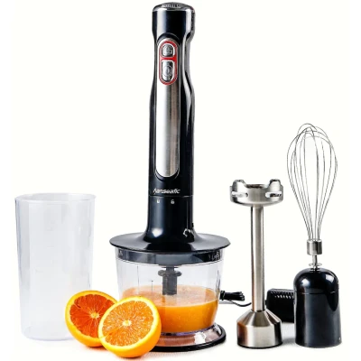 Abbildung von Hanseatic Akku Stabmixer &quot;98126929&quot;, 100 W, kabellos mit wiederaufladbarem 12 V Li Ion
