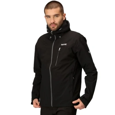 Abbildung von Regatta Birchdale Hardshelljacke, Herren, Größe: 56, Black/magnet