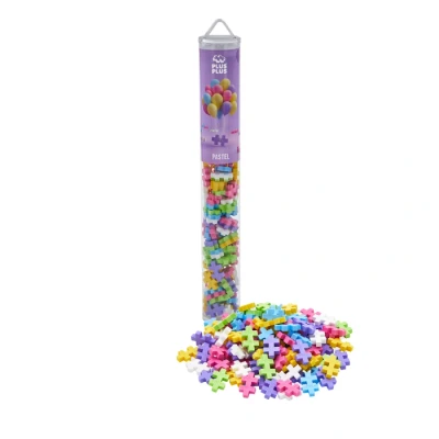 Abbildung von Plus 300.4025 52229 Bausteine Mini Pastell Mix, 100 Stück