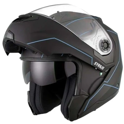 Abbildung von EOLE SYRIUSB002 Klapphelm blau/schwarz M, 57 58 cm ECE 22.06