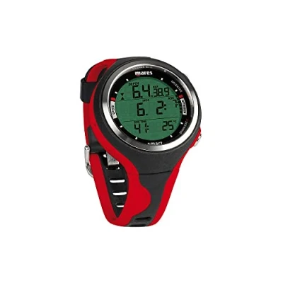 Abbildung von Mares Erwachsene Tauchcomputer Smart, Black/Red, One Size, 414129